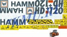 Стикеры для катка Hamm HD120+vv